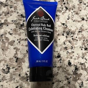 Jack Black Charcoal Body Buff Exfoliating Cleanser NWT sealed TSA-approved size